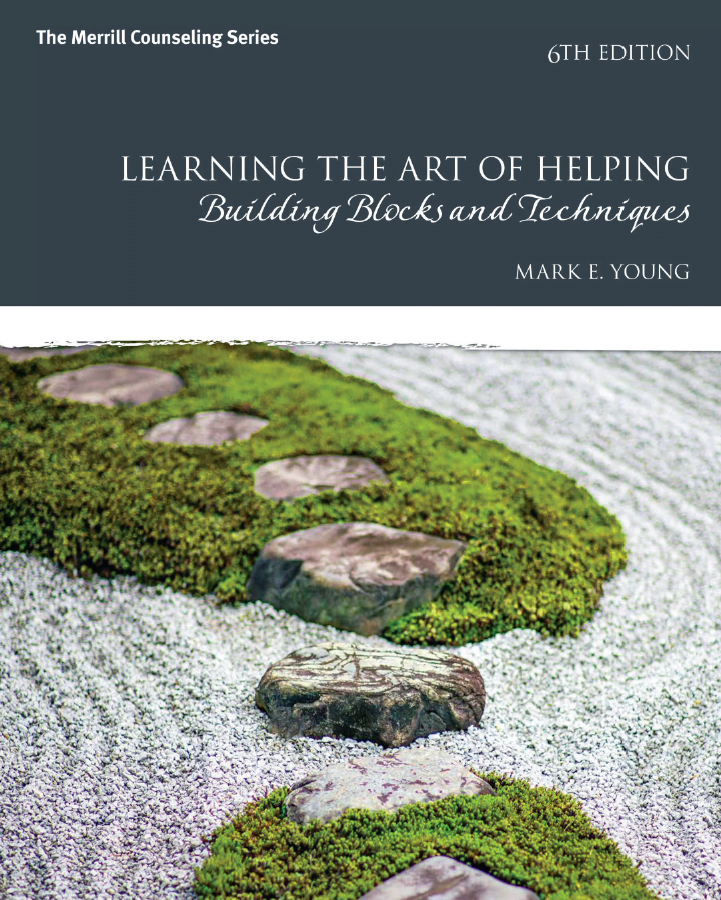 Cover of book called "Learning the Art of Helping Building Blocks and Techniques"