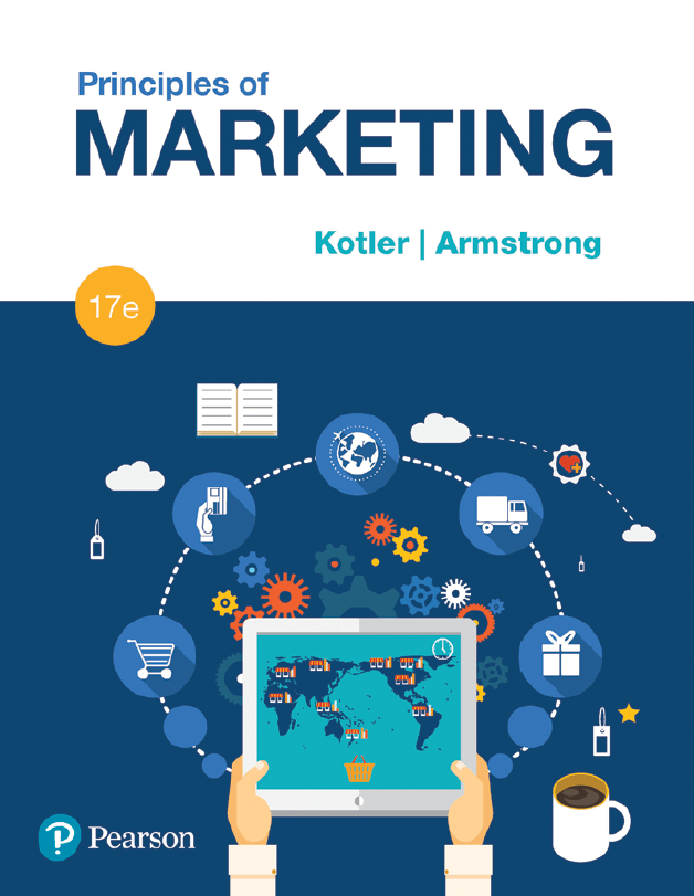Cover of book called "Principles of Marketing"