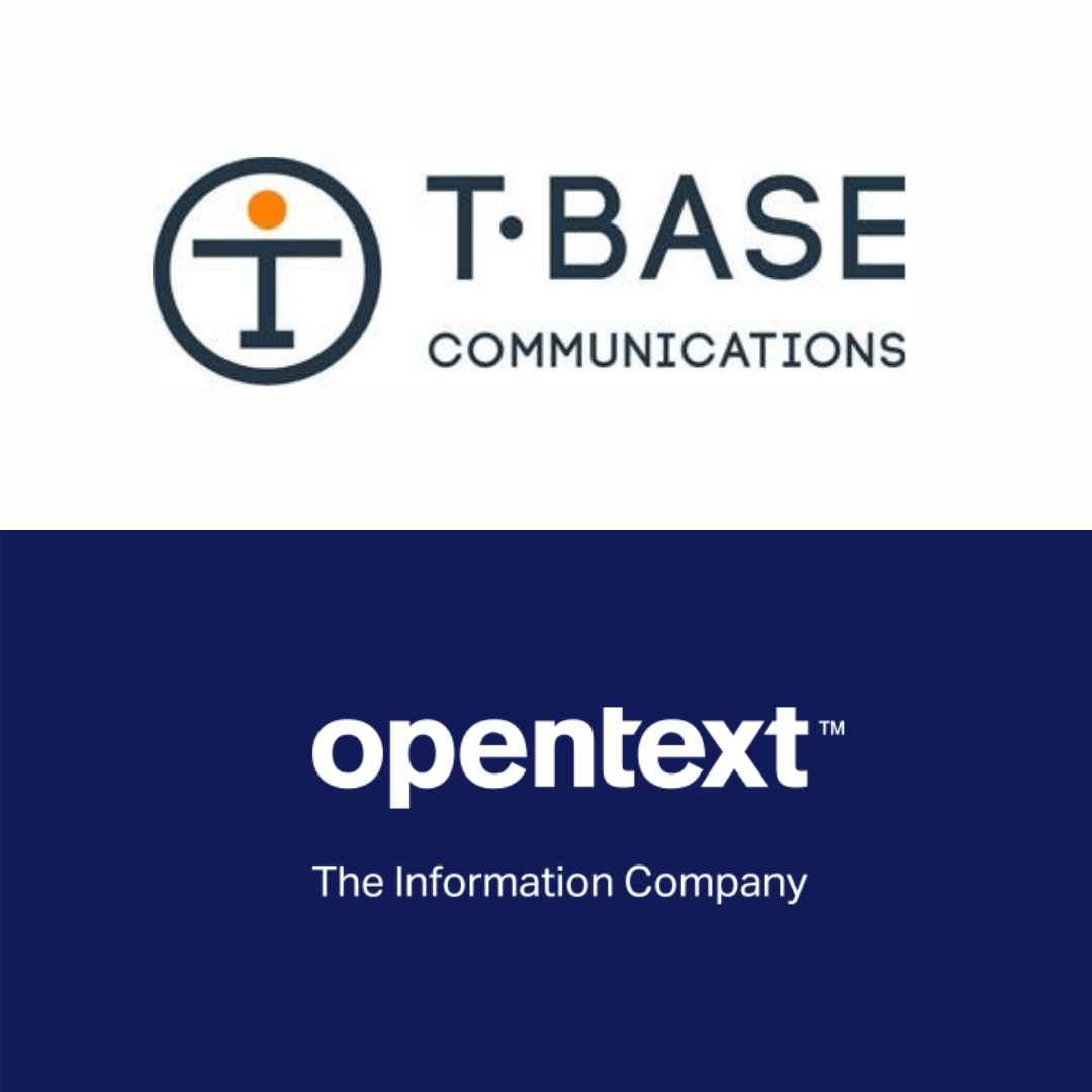 T-Base Communications / OpenText Logos