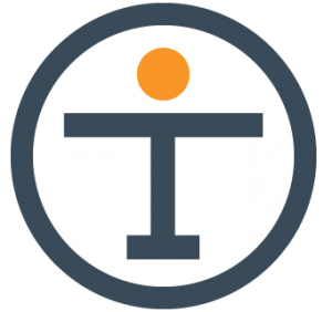 T-Base Communications circular logo: letter 